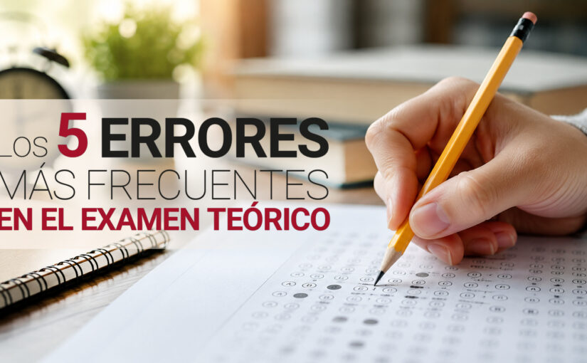 5 errores frecuentes en el examen teórico
